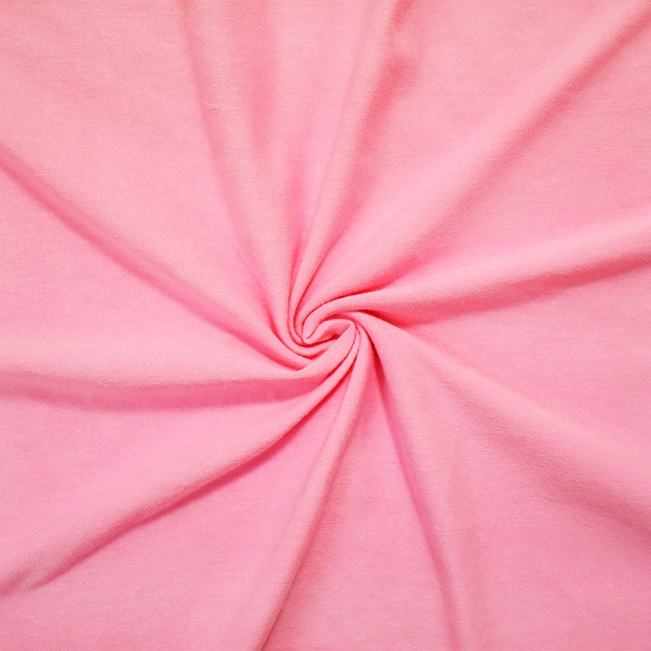Pink Solid Cotton Spandex Knit Fabric - 10 oz - Reorderable By the Yard